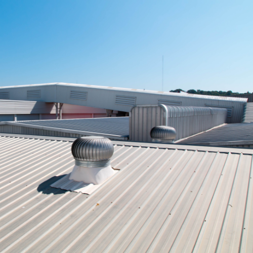 commercial roofing side image